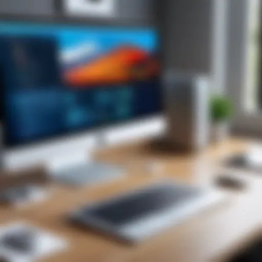 Remote desktop connection interface on Mac