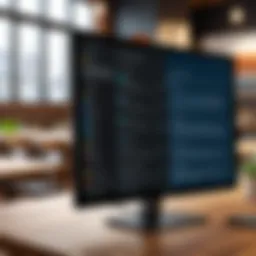 User-friendly interface of Microsoft Restaurant Software