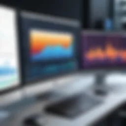 Graphical representation of data analysis software alternatives