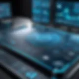 A futuristic CAD interface showcasing innovative design tools