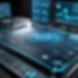 A futuristic CAD interface showcasing innovative design tools