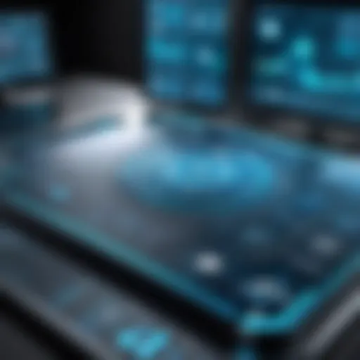 A futuristic CAD interface showcasing innovative design tools