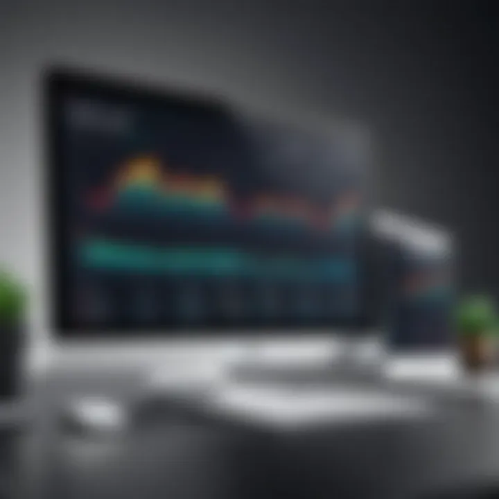 Graph showcasing website performance metrics