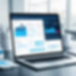 A visual representation of pharmaceutical contract management software interface.