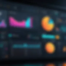 A digital dashboard showcasing recruitment metrics and analytics.