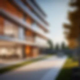 Architectural visualization showcasing Revit's modeling capabilities