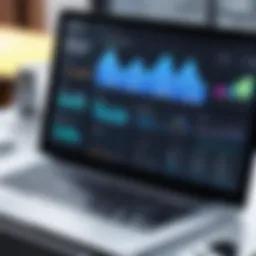 A dashboard showcasing marketing metrics
