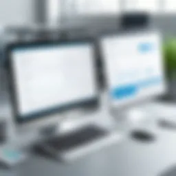 Visual representation of a digital form builder interface