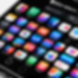 User interface showcasing Apple Wallet with various app icons