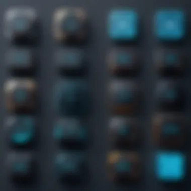 An overview of various dial pad types illustrating their unique features.