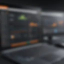 An overview of Procore's user interface showcasing its dashboard and navigation features