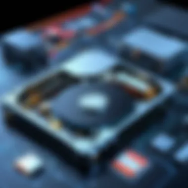 Data Recovery Processes Visualization Visual representation of data recovery processes