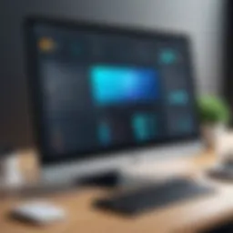 A captivating interface of a popular web creation platform showcasing its design tools