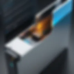 Visual representation of folder encryption