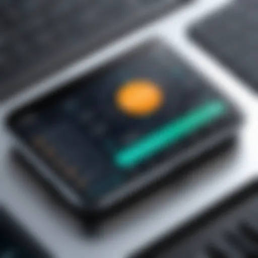 User interface of the Fongo app showcasing its navigation features
