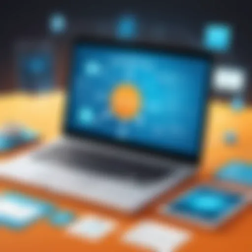 Visual representation of gamification elements in training software