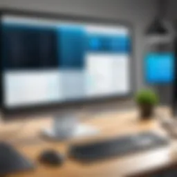 User interface of GoToMyPC application showcasing remote desktop features