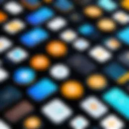 Illustration of various cryptocurrency wallet types