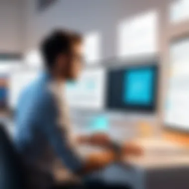 User engaging with iCliniq platform