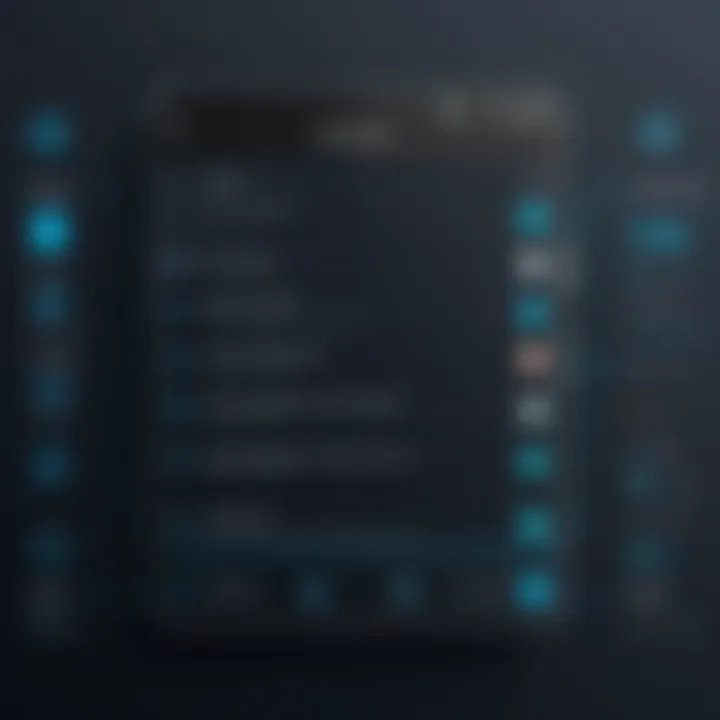 User Interface Example of a Password Manager