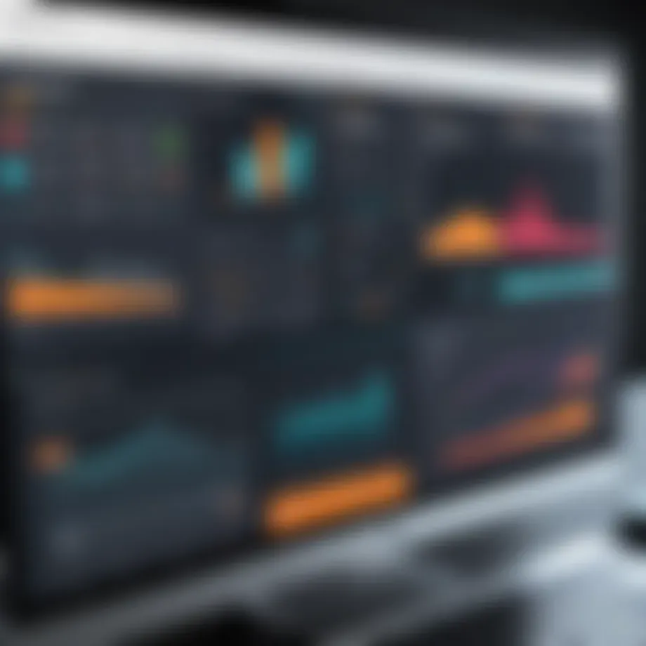 Visual representation of SnapRetail's interface showcasing dashboard features