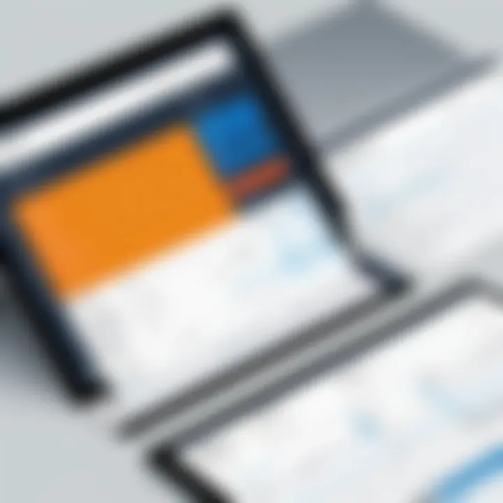 Comparison chart of various invoice applications for Windows