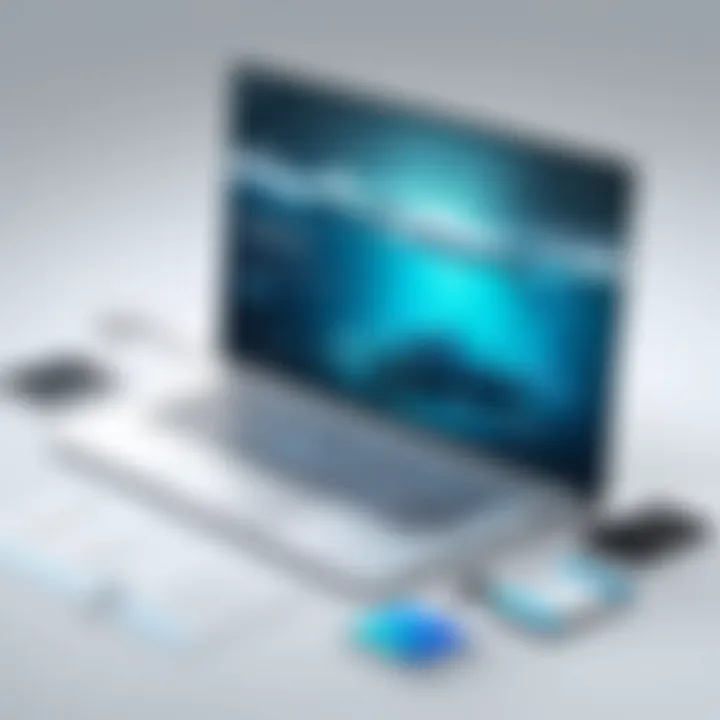 Illustration highlighting key features of Subsplash
