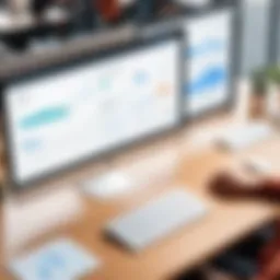 User interface design of the employee management system