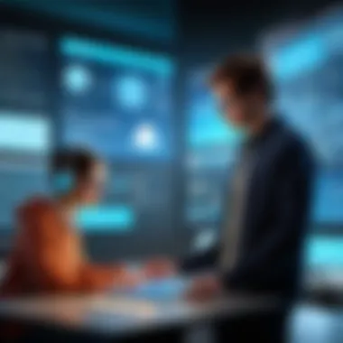 Conceptual image depicting the future of tech education and partnerships