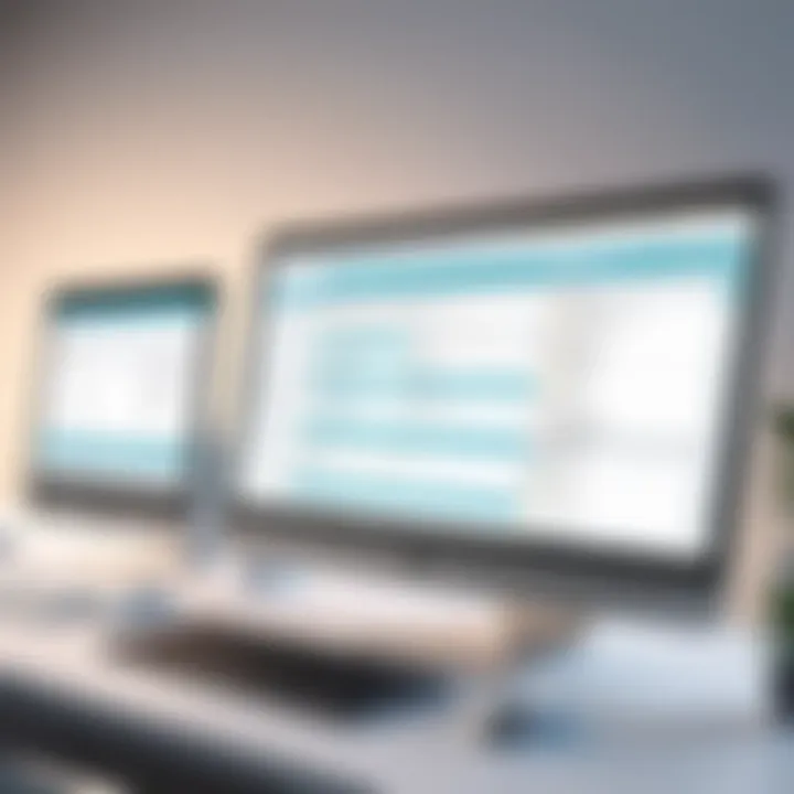 A visual representation of project management software interface showcasing task organization