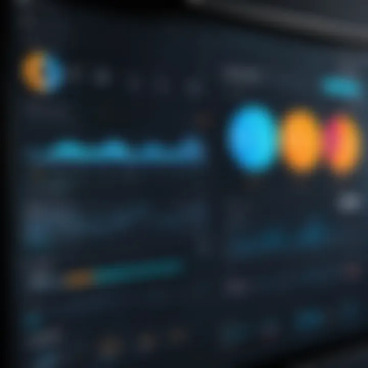 Dashboard interface showcasing recruitment data