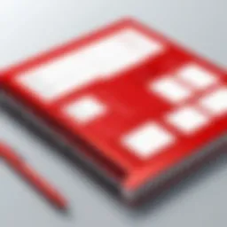 User interface of Red Notebook software showcasing organizational features