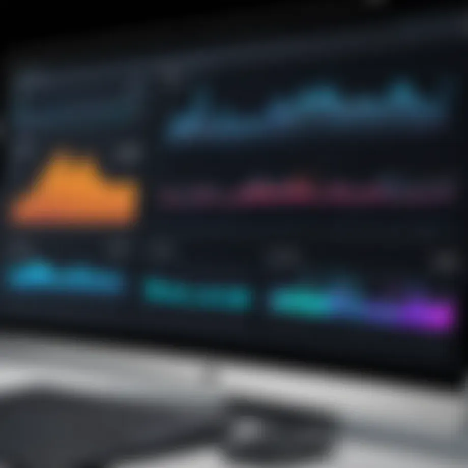 Dynamic visualization of sales data trends