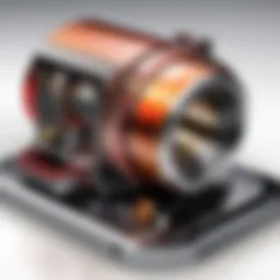 A detailed view of SolidWorks rendering software interface showcasing advanced features