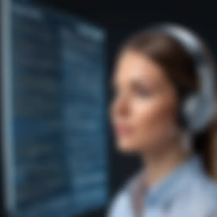 A visual representation of speech-to-text technology