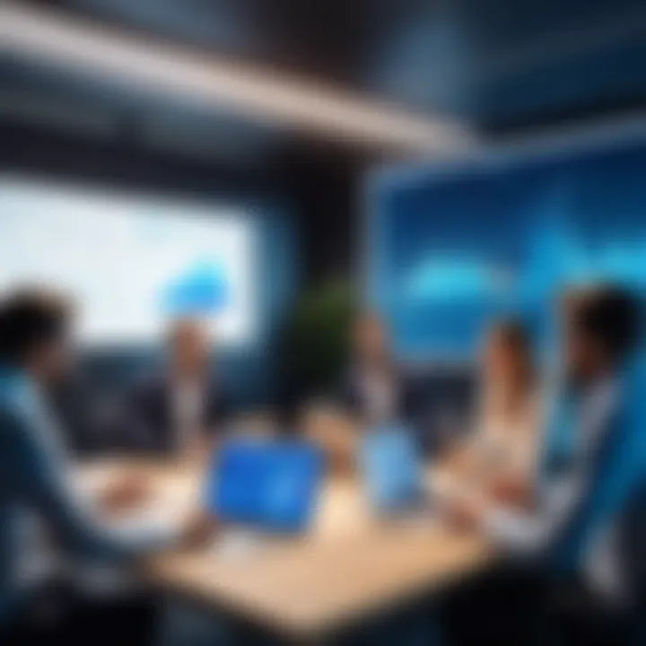 Team discussing inventory strategies in a meeting room