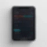 User interface of the Timr app showcasing time tracking features