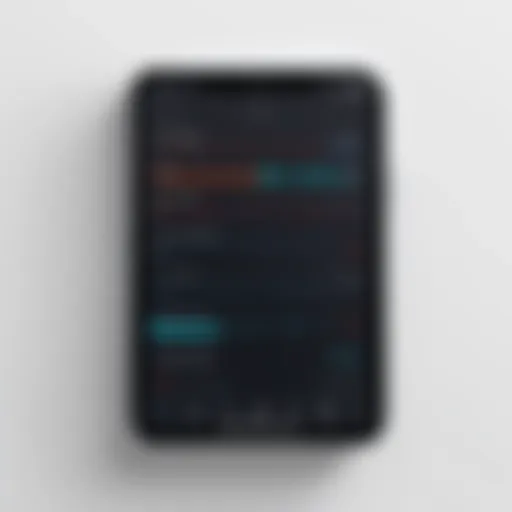 User interface of the Timr app showcasing time tracking features