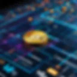 Graphical representation of cryptocurrency market trends