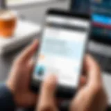 User engaging with Trainerize app interface