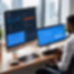 Visualization of UiPath RPA interface showcasing automation capabilities