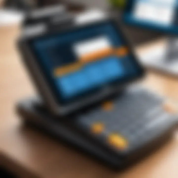User interface of Brigade POS showcasing usability