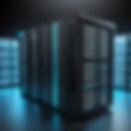 Conceptual illustration of data replication across servers