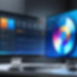 User interacting with disc cleanup software interface