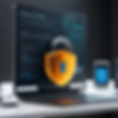 Visual representation of document security measures in DocVault