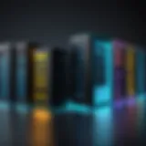 A visual representation of different types of web hosting services