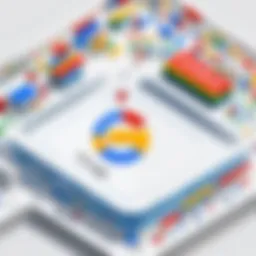 An illustration representing the architecture of Google Identity Management.