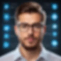 Visual representation of identity management concepts