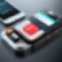 Conceptual diagram illustrating the mechanism of push alerts