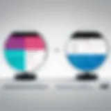 A visual representation of qualitative and quantitative data analysis.